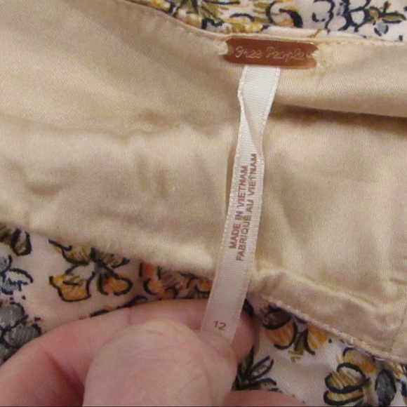 NWOT FREE PEOPLE BOHEMIAN MINI DRESS FLORAL PRINT - Picture 7 of 11